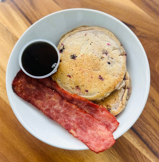 Wild Blueberry Protein Pancakes