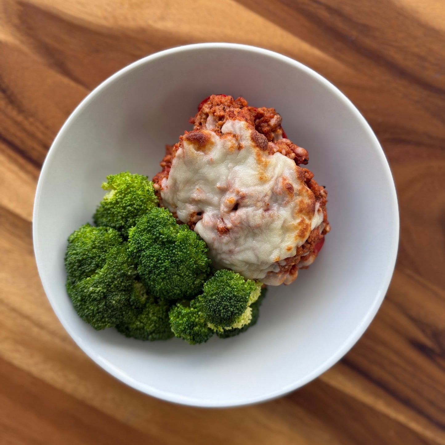 Cheesy Italian Turkey & Rice Stuffed Peppers