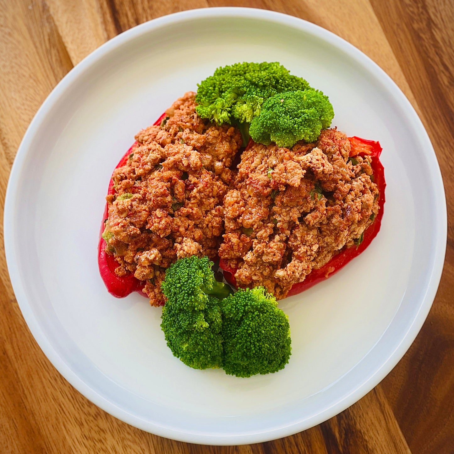 *NEW- Ground Beef & Roasted Vegetable Stuffed Pepper